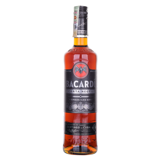 Bacardi Black (Carta Negra) - ром 700ml -  - DrinkLink