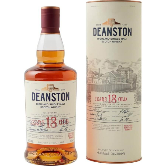 Deanston 18 YO - малцово шотландско уиски 700ml - Шотландско уиски малцово - DrinkLink