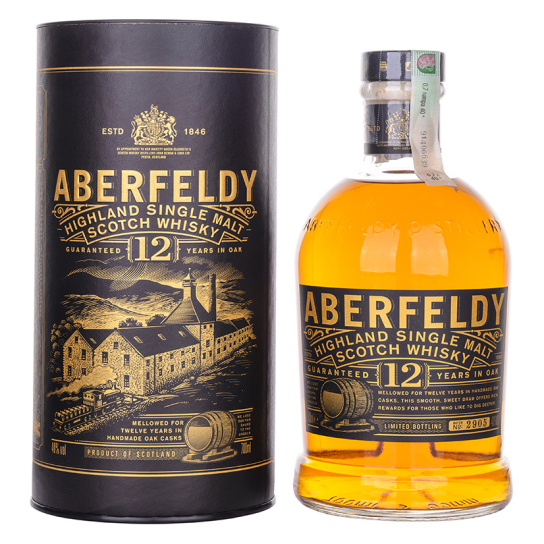 Aberfeldy 12 YO - малцово шотладнско уиски 700ml - Шотландско уиски малцово - DrinkLink