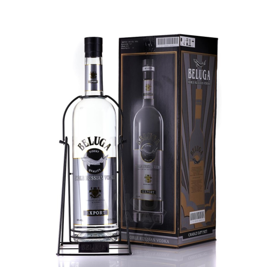 Beluga Noble - водка 6L - Подходящи за подарък - DrinkLink