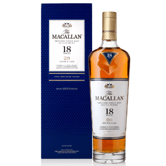 The Macallan Double Cask 18 YO - малцово шотландско уиски 700ml - Шотландско уиски малцово - DrinkLink