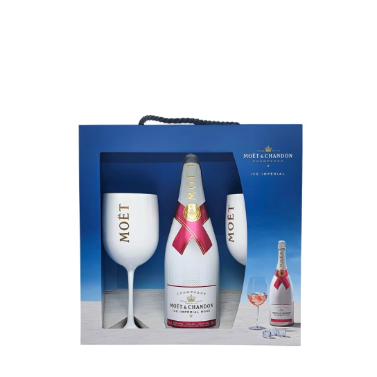 Moet & Chandon Ice Imperial Rose с 2 чаши - Шампанско - DrinkLink