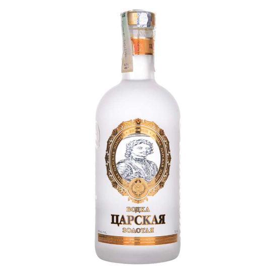 Царская Золотая - водка 700ml - Руска водка - DrinkLink