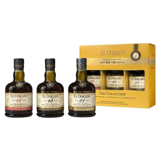 El Dorado 12 & 15 & 21 YO 3x350ml - Отлежал - DrinkLink