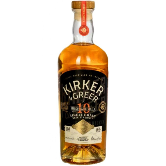 Kirker & Greer 10 YO Cask Strength - зърнено ирландско уиски 700ml - Ирландско уиски бленд - DrinkLink