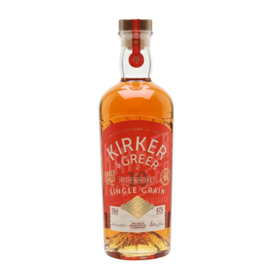Kirker & Greer 10 YO - зърнено ирландско уиски 700ml - Ирландско уиски бленд - DrinkLink