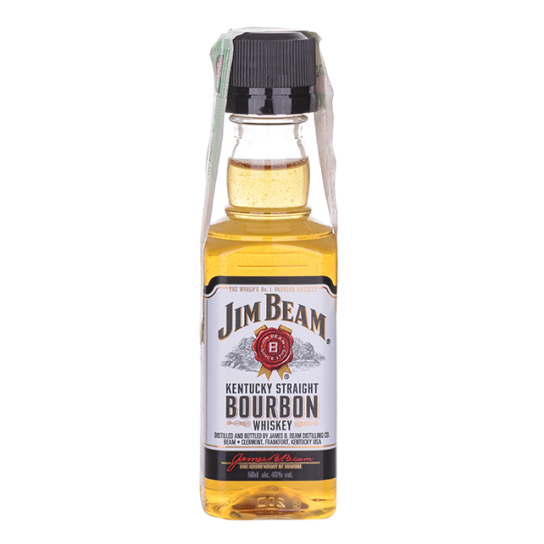 Jim Beam White - бърбън 50ml - Американско уиски бърбън - DrinkLink