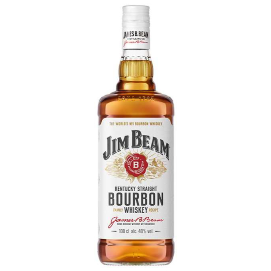 Jim Beam White - бърбън 1L - Американско уиски бърбън - DrinkLink