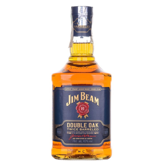 Jim Beam Double Oak - бърбън 700ml - Американско уиски бърбън - DrinkLink