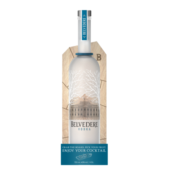 Belvedere с дъска за рязане - водка 700ml - Полска водка - DrinkLink