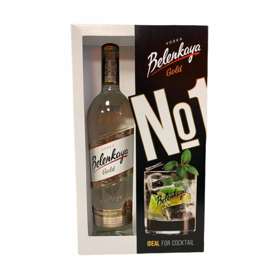 Беленькая Золотая с чаша - водка 700ml - Подходящи за подарък - DrinkLink