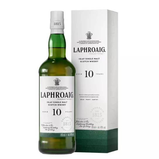 Laphroaig 10 YO - малцово шотландско уиски 700ml - Шотландско уиски малцово - DrinkLink