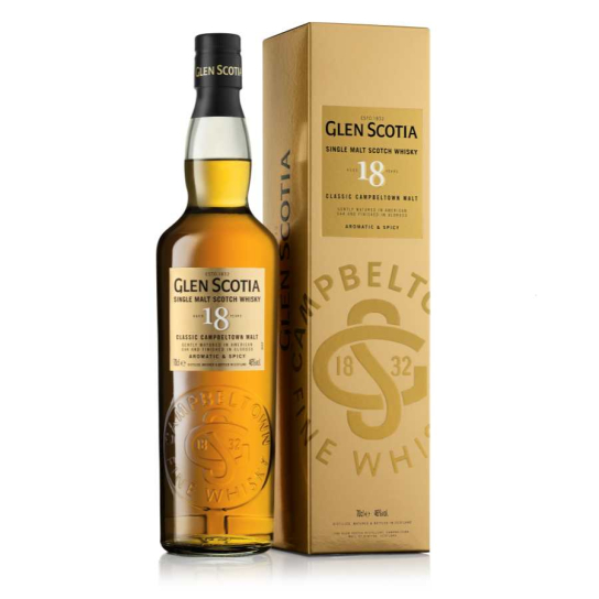 Glen Scotia 18 YO - малцово шотландско уиски 700ml - Шотландско уиски малцово - DrinkLink