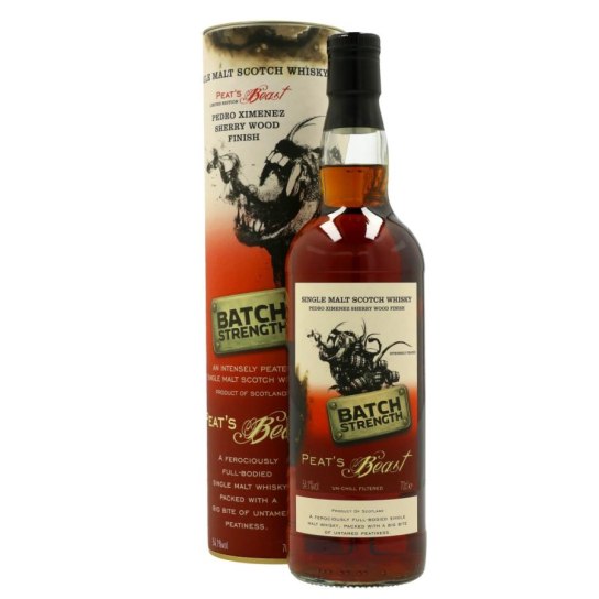 Peat's Beast Batch Strength Pedro Ximenez Finish - малцово шотландско уиски 700ml - Шотландско уиски малцово - DrinkLink
