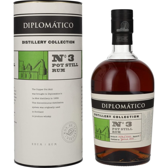 Diplomatico No.3 Pot Still - ром 700ml - Отлежал - DrinkLink