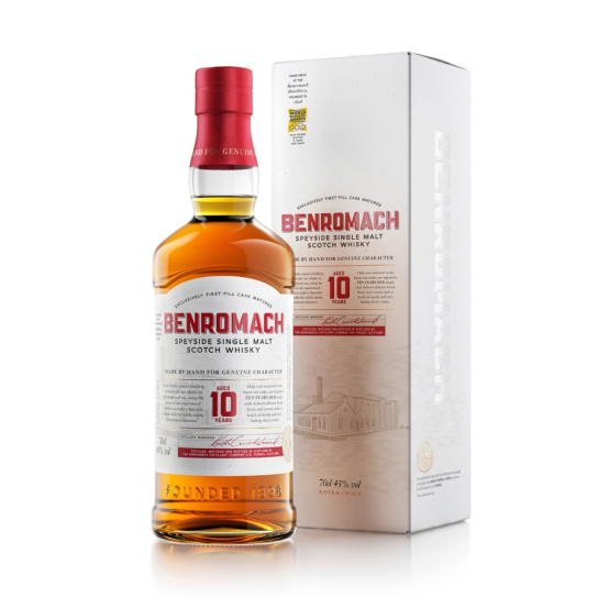 Benromach 10 YO - малцово шотландско уиски 700ml - Шотландско уиски малцово - DrinkLink