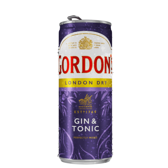 Gordon's Dry Gin & Tonic 250ml - Готови за консумация миксове - DrinkLink
