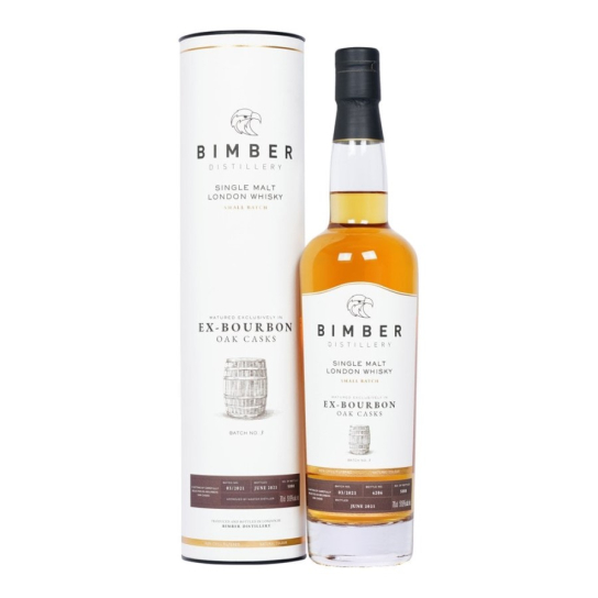 Bimber Oak Cask Batch No.3 - малцово английско уиски 700ml - Друго уиски - DrinkLink
