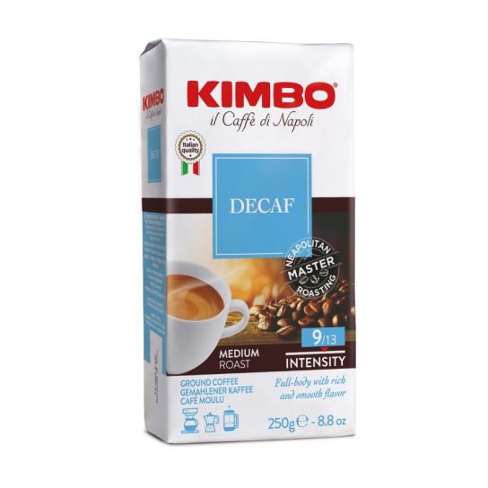Kimbo Decaffeinato - безкофеиново мляно кафе 250g - Кафе - DrinkLink