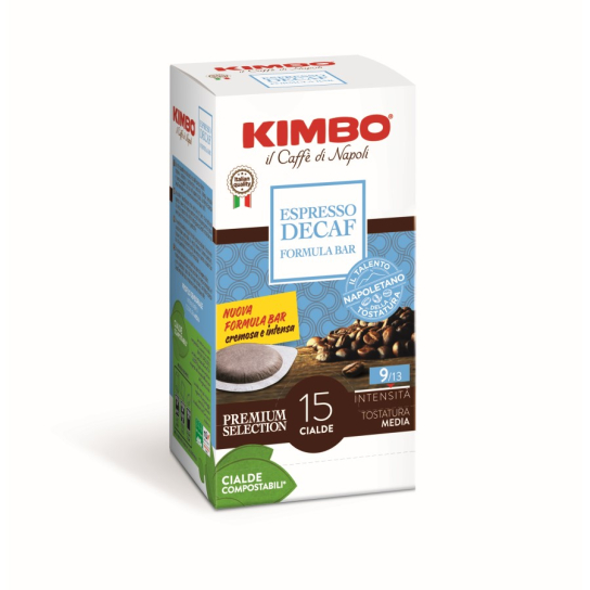 Kimbo Cialda Decaff - безкофеинови кафе дозети 15 бр. - Кафе - DrinkLink