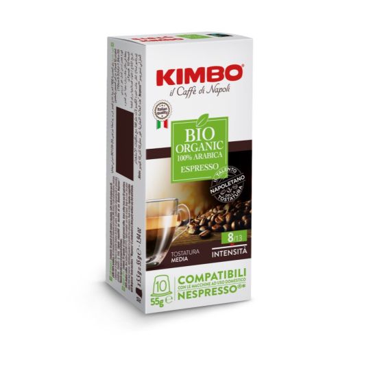 Kimbo Nespresso Bio - кафе капсула 10 бр. - Кафе - DrinkLink