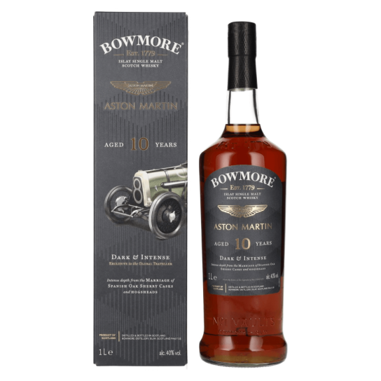 Bowmore 10 YO Aston Martin - малцово шотландско уиски 1L - Шотландско уиски малцово - DrinkLink