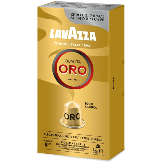 Lavazza Nespresso Qualita Oro - кафе капсули 10 бр. - Кафе - DrinkLink