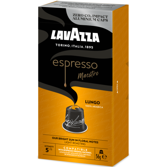 Lavazza Nespresso Espresso Lungo - кафе капсули 10 бр. - Кафе - DrinkLink