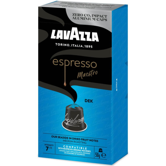 Lavazza Nespresso Espresso Decaffeinato - безкофейново кафе капсули 10 бр. - Кафе - DrinkLink