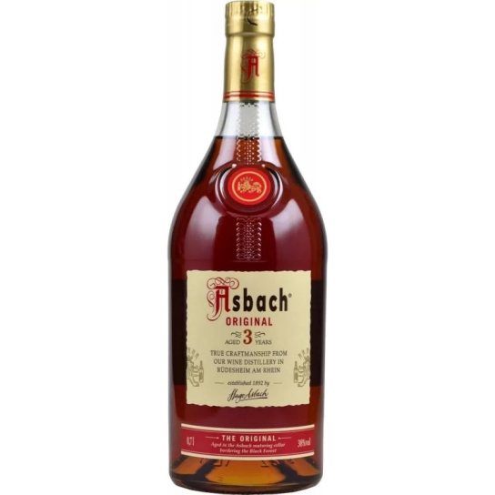 Asbach Original 3 YO - бренди 700ml - Бренди - DrinkLink