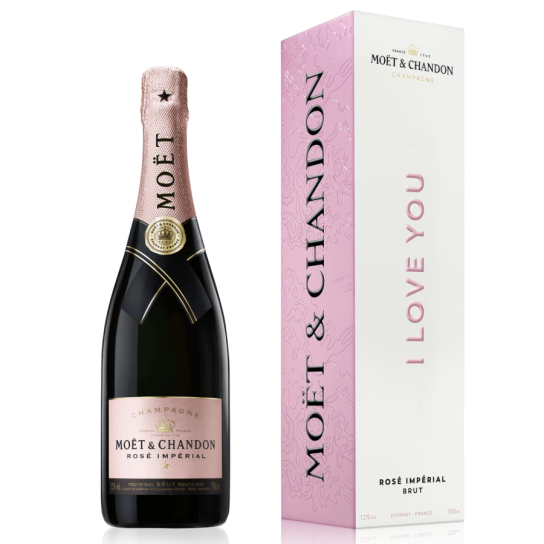 Moet & Chandon Rose I Love You - Шампанско - DrinkLink