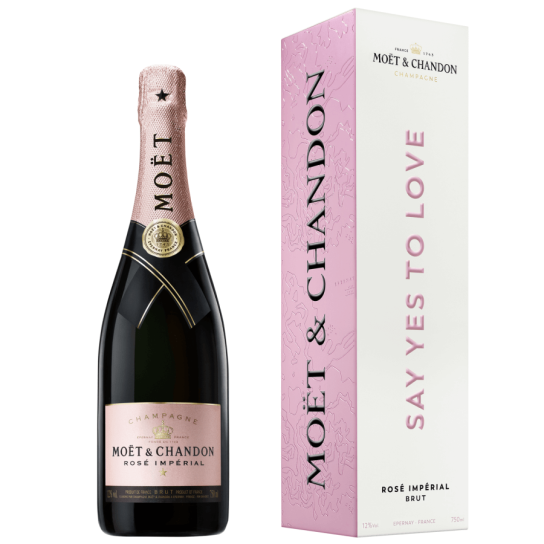 Moet & Chandon Rose Say Yes To Love - Шампанско - DrinkLink