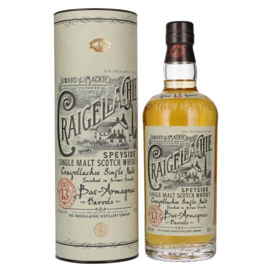 Craigellachie 13 YO Armagnac Cask Finish - малцово шотландско уиски 700ml - Шотландско уиски малцово - DrinkLink