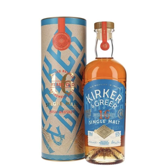 Kirker & Greer 16 YO - малцово ирландско уиски 700ml - Ирландско уиски малцово - DrinkLink
