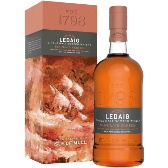 Ledaig Sinclaire Rioja Cask Finish - малцово шотландско уиски 700ml - Шотландско уиски малцово - DrinkLink