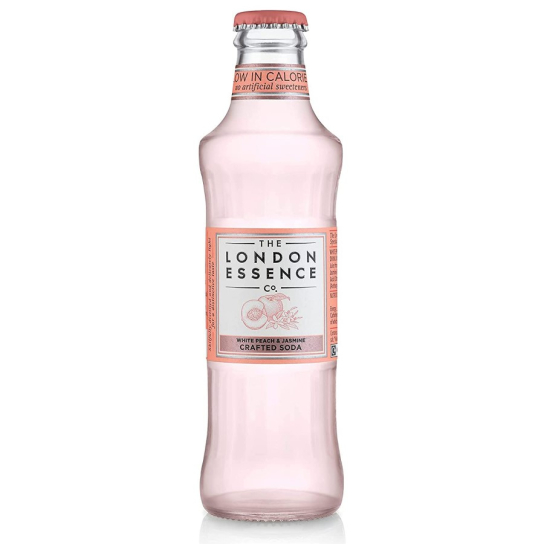London Essence White Peach & Jasmine Crafted Soda 200ml -  - DrinkLink