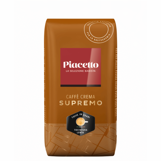 Piacetto Supremo Caffe Crema - кафе на зърна 1kg - Кафе - DrinkLink