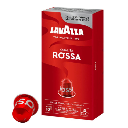 Lavazza Nespresso Qualita Rossa - кафе капсули 10 бр. - Кафе - DrinkLink