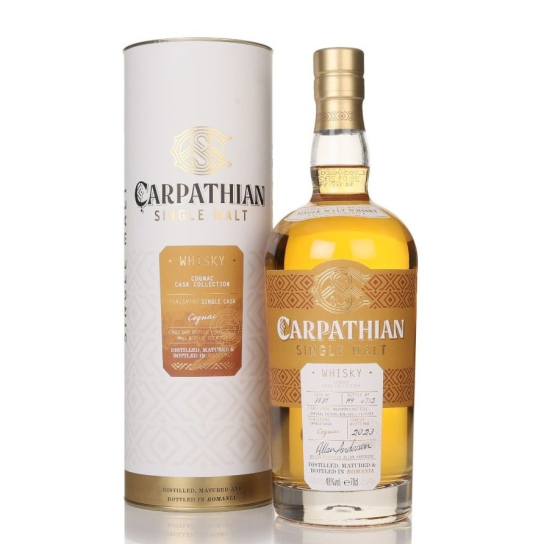 Carpathian Cognac Cask - малцово румънско уиски 700ml - Друго уиски - DrinkLink