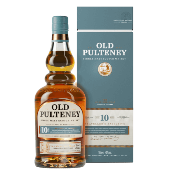 Old Pulteney 10 YO - малцово шотландско уиски 1L - Шотландско уиски малцово - DrinkLink