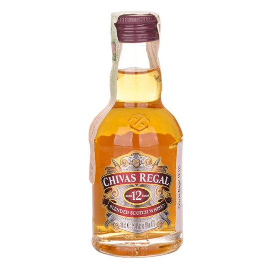 Chivas Regal 12 YO - бленд шотландско уиски 50ml - Шотландско уиски бленд - DrinkLink