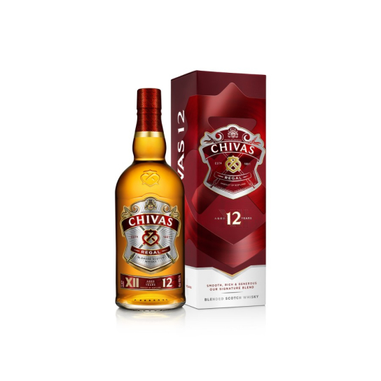 Chivas Regal 12 YO - бленд шотландско уиски 1L - Шотландско уиски бленд - DrinkLink