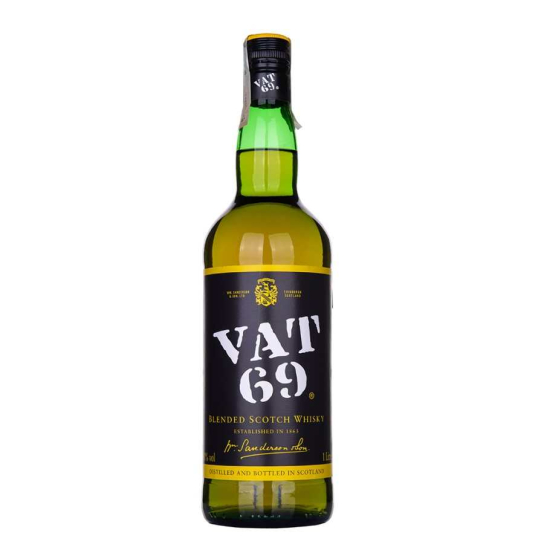 VAT 69 - бленд шотландско уиски 1L - Шотландско уиски бленд - DrinkLink
