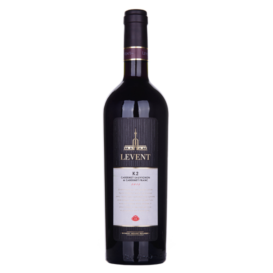 Levent K2 Cabernet Sauvignon & Cabernet Franc - червено вино 750ml - Червено вино - DrinkLink