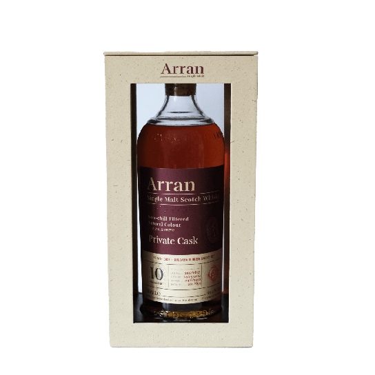Arran 10 YO Private Cask Bulgaria Oloroso Sherry Butt - малцово шотландско уиски 700ml - Шотландско уиски малцово - DrinkLink