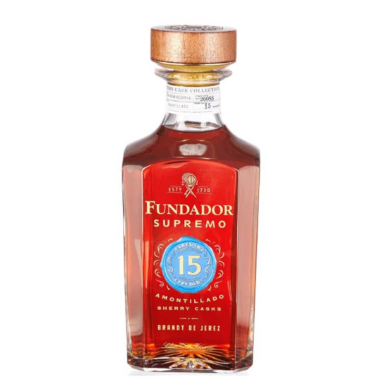 Fundador Supremo 15 YO - бренди 700ml - Бренди - DrinkLink