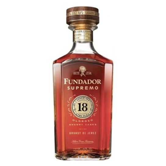 Fundador Supremo 18 YO - бренди 1L - Бренди - DrinkLink