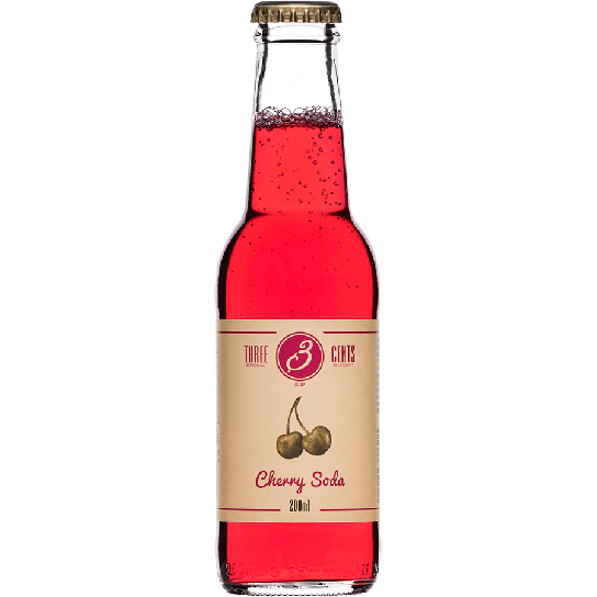 Three Cents Cherry Soda 200ml -  - DrinkLink