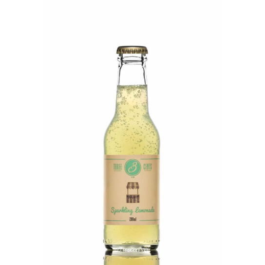 Three Cents Sparkling Lemonade 200ml -  - DrinkLink