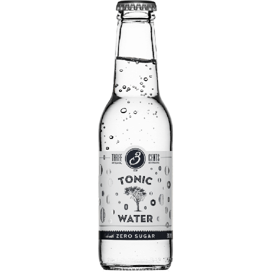 Three Cents Tonic Water zero sugar 200ml -  - DrinkLink